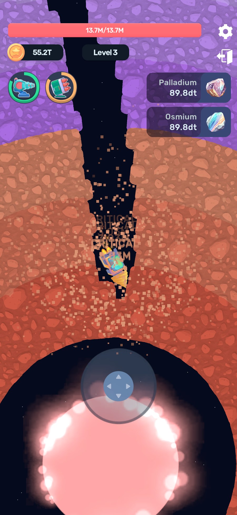 Planet Crusher gameplay screenshot